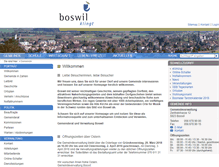Tablet Screenshot of boswil.ch